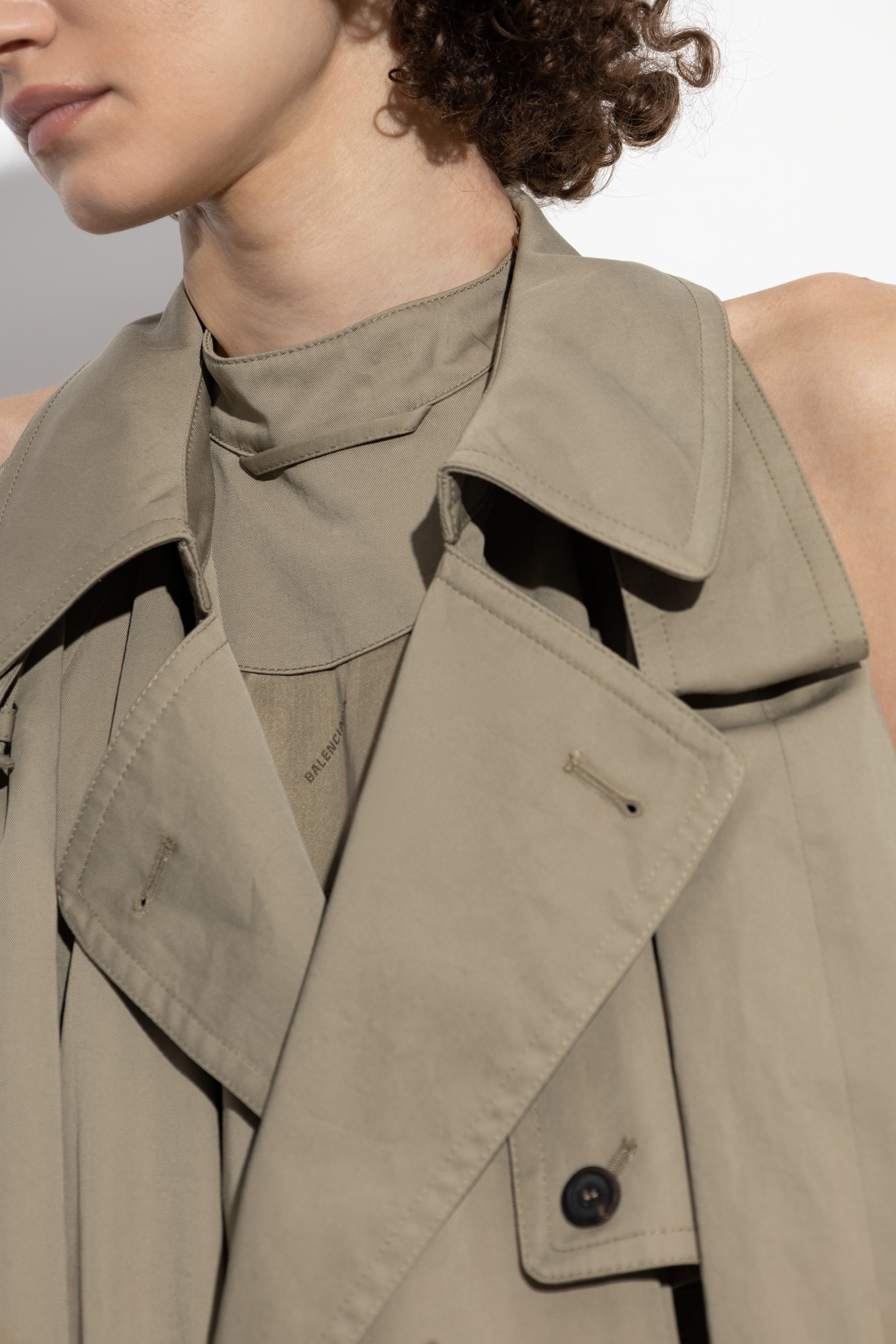 Balenciaga Dress with coat motif | Women's Clothing | Vitkac